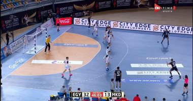 منتخب مصر يضمن التأهل للدور الثاني فى مونديال اليد