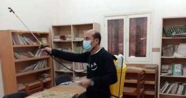 تطهير وتعقيم المنشأت الشبابية لمواجهة الموجة الثانية من كورونا بالشرقية.. صور