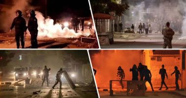 الفوضى تعم فى تونس.. اعتقال 242 شخصا أغلبهم من القصر خلال أعمال شغب.. احتجاجات عنيفة فى عدة مناطق بالعاصمة.. والداخلية التونسية: مجموعات من المحتجين اعتدت على الأملاك العامة بهدف السرقة أو التخريب