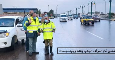 رئيس القابضة للمياه يوجه بسرعه سحب مياه الأمطار بالإسكندرية
