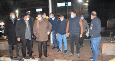 محافظ الغربية يتابع أعمال كسح وشفط مياه الأمطار بطنطا