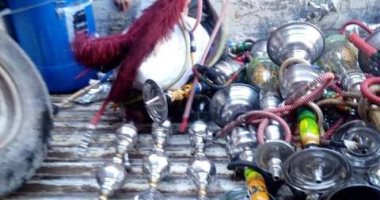 مصادره 70 شيشة وفض فرحين فى حملات دورية بالشرقية لتطبيق الإجراءات الإحترازية 