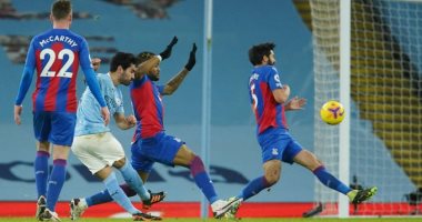 ملخص وأهداف مباراة مانشستر سيتي ضد كريستال بالاس فى الدوري الانجليزي