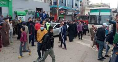 بلاغ سلبى بالعثور على سيارة بها متفجرات أمام محطة أبو كبير بالشرقية.. صور