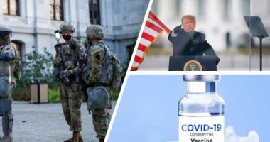 الصحف العالمية: الخوف يدفع FBI للتدقيق فى 25 ألف من أفراد الحرس الوطنى.. ترامب يستعد لإصدار 100 قرار بالعفو والرأفة ليس بينهم العفو عن نفسه.. وجونسون يشيد بالبدأ في منح لقاحات كورونا لـ 5.5 مليون بريطانى