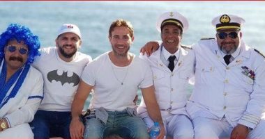 بيومى فؤاد قبطان بحرى في فيلم "تماسيح النيل"