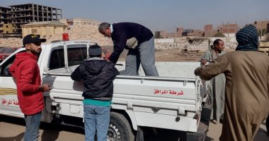 ضبط 149 مخالفة فى حملة اشغالات بنجع حمادى