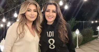 لطيفة بصحبة نوال الزغبي في دبي: انبسطت بشوفتك ومبروك شغلك الجديد