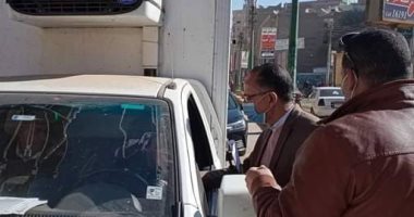 تحرير 18 مخالفة عدم ارتداء كمامات فى ملوى بالمنيا