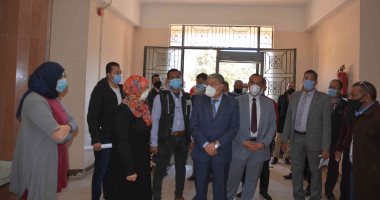 محافظ المنيا يتفقد أعمال إنشاء مبنى المجلس الشعبى المحلى بمنطقة أبو فليو.. صور
