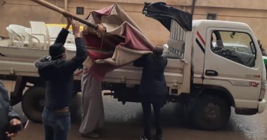 رفع 197 حالة إشغال طريق بمركز ومدينة دمنهور بالبحيرة