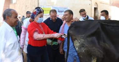 مستشفى بيطرى أسيوط تستقبل 4145 حالة ما بين علاج وعمليات جراحية للماشية والطيور