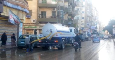 محافظ الدقهلية يتابع أعمال كسح تجمعات المياه بعد موجة الطقس السيئ