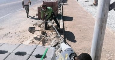 رئيس مدينة الغردقة: رصف الشوارع بعد الانتهاء من توصيلات الغاز والصرف والإنارة.. صور