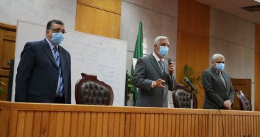 رئيس جامعة المنوفية يشهد ختام الورشة التدريبية لفريق المراجعة الداخلية الخاصة