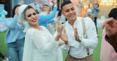 20 صورة من حفل أول مولود لزوجين شابين تنسف كذبة فرح "العروس الحامل"