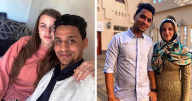 "صنع فى مصر بجودة ألمانية".. قصة حب "آنا ومحمد" على شواطئ الغردقة.. عجبتها طباعه وأخلاقه فأشهرت إسلامها.. بتطبخ ملوخية ومحشى.. وتؤكد: مصر جميلة خاصة فى رمضان وبشجع الأهلى وحماتى علمتنى الأكل المصرى.. فيديو