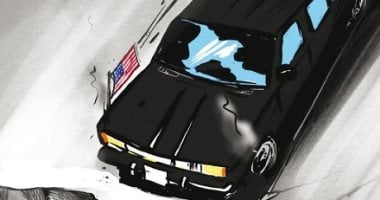 كاريكاتير الرأى الأردنية : أمريكا تنجو من حافة العنف