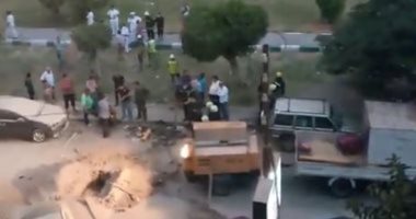 تطورات جديدة فى واقعة كسر ماسورة غاز فى 6 أكتوبر