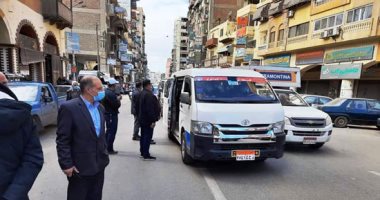 حملات بشوارع بورسعيد لمتابعة التزام المواطنين بارتداء الكمامات.. صور