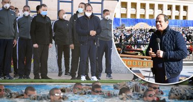 الرئيس السيسى فى زيارة تفقدية لأكاديمية الشرطة فجرًا.. اطلع على منظومة تدريب الطلبة وفق أحدث برامج وأساليب التدريب الأمنى على مستوى العالم.. وتناول معهم وجبة الإفطار واستمع إلى تساؤلاتهم