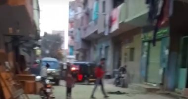 تاجر يضحى بحياته لإنقاذ والدته من الموت حرقا فى أوسيم بالجيزة.. بث مباشر