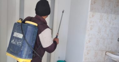 تعقيم الشوارع والمنشآت وحملات لمتابعة الالتزام بارتداء الكمامات بالبحيرة