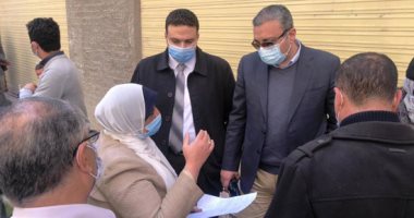 نائب محافظ الغربية والسكرتير المساعد يصلان موقع المنزل المنهار بالمحلة.. صور