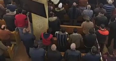 جنازة جماعية لضحايا المنزل المنهار بالمحلة بكنيسة العذراء مريم بالمحلة.. فيديو وصور