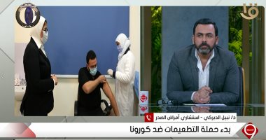 استشارى أمراض صدرية: أعراض لقاح كورونا بسيطة وتختفى بقرصين من أدوية خفض الحرارة 
