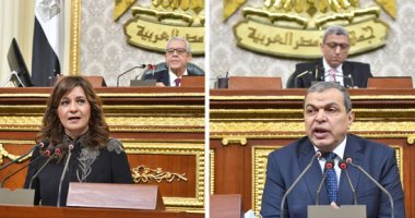 بدء الجلسة العامة لمجلس النواب للاستماع الى بيانى وزير القوى العاملة والهجرة.. صور