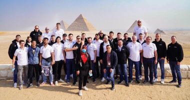 منتخب النمسا لكرة اليد يزرو الأهرامات