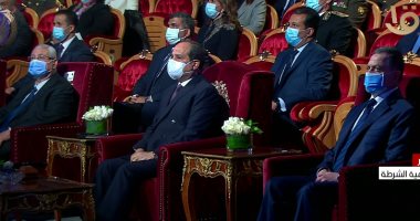 بدء حفل عيد الشرطة بقراءة القرآن الكريم بحضور الرئيس السيسي
