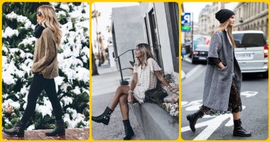 أزياء الشتاء أحلى مع البايكر بوت.. اعرفى 5 طرق لتنسيقه مع كل الاستايلات