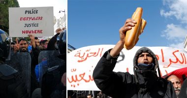 مسيرات احتجاجية فى شوارع تونس وأمام البرلمان.. سكان حى التضامن يطالبون "حركة النهضة" بالاعتذار ومحاكمة المسئولين عن قتل المتظاهرين.. قيس سعيد: "الاحتجاجات نتيجة خيبة الأمل بالسياسات".. والجيش يؤمن المنشآت