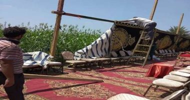 فض سرادقى عزاء وفرح وتحرير 30 محضرا عدم ارتداء الكمامات ببنى سويف