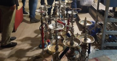 مصادرة 2600 شيشة فى حملات مفاجئة بالإسكندرية خلال شهر