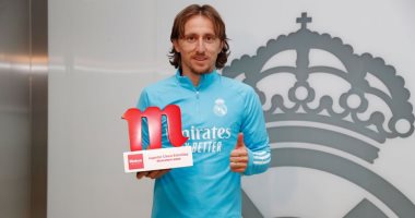 مودريتش أفضل لاعب فى ديسمبر مع ريال مدريد 
