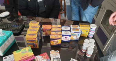 ضبط 35 صيدلية مخالفة وأدوية مخدرة ومهربه بمركز بسيون فى الغربية