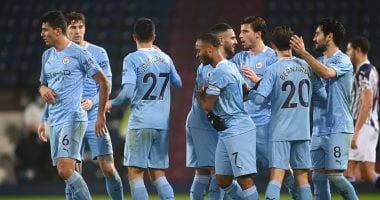 مانشستر سيتي يعبر وست بروميتش بخماسية نظيفة فى الدوري الانجليزي