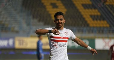 الزمالك يتقدم على المقاصة بهدف بن شرقى بعد 15 دقيقة
