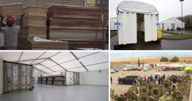ارتفاع ضحايا كورونا أزمة تزعج دول العالم.. بريطانيا تبنى مستودعا جديدا لحفظ جثث موتى الوباء.. المقابر المكسيكة مكتظة بالجثث بسبب تفشى الإصابات.. وورش الأثاث بجنوب أفريقيا تتحول لصناعة التوابيت لاستيعاب الراحلين