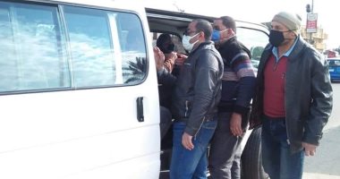 تحرير 40 محضر مخالفة للمواطنين لعدم ارتداء الكمامات بأجا الدقهلية.. صور