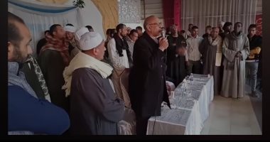 جلسة عرفية للمصالحة بين عائلتى الجواهرة والبحاورة فى الأقصر.. صور