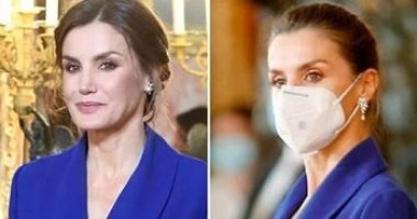 ملكة إسبانيا بنفس الفستان للمرة الثانية بعد عام من ارتدائه.. الأزرق يليق بها