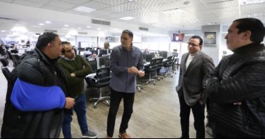 جمال الغندور فى زيارته لـ اليوم السابع: مؤسسة عملاقة