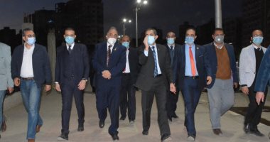 محافظ الغربية وأعضاء النواب والشيوخ يتفقدون تطوير ميدان المحطة بكورنيش طنطا