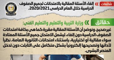 الحكومة: منظومة التعليم الجديدة تعتمد على إعداد الأسئلة قبل الامتحانات بـ 5 ثوانى 