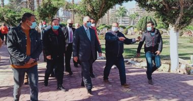 محافظ القاهرة يتفقد أعمال تطوير حديقة الطفل بمدينة نصر.. صور