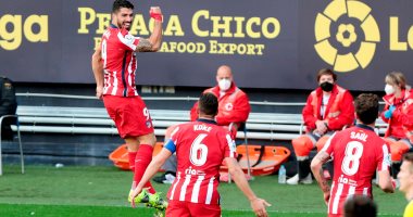 أتلتيكو مدريد يتفوق على قادش بثنائية فى شوط أول مثير بالليجا.. فيديو